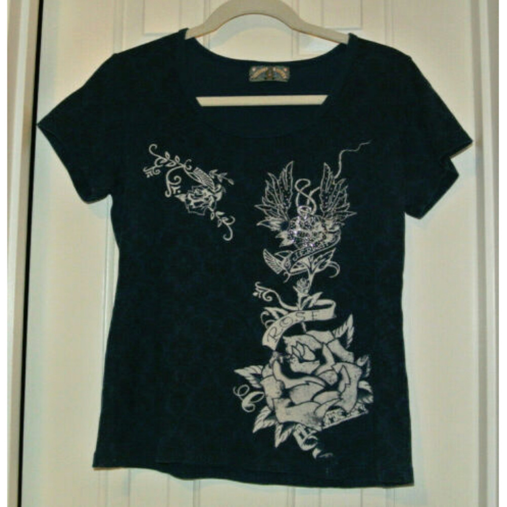 Vanilla Sugar Embellished T Shirt Sparkle!